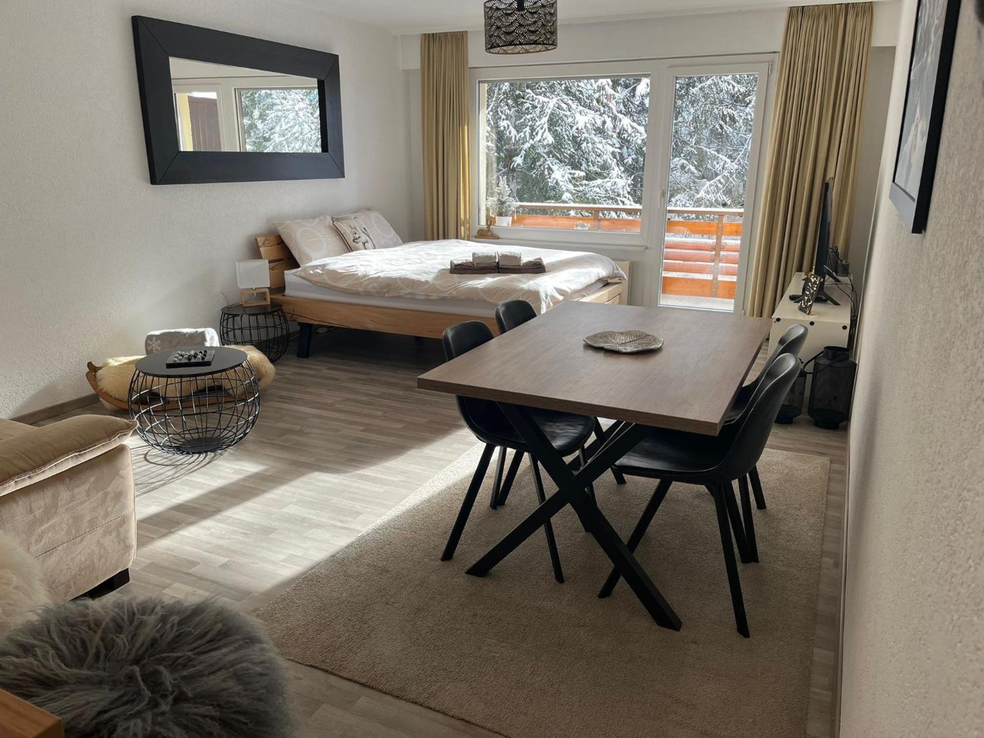 Grand Studio Au Centre De Crans מראה חיצוני תמונה